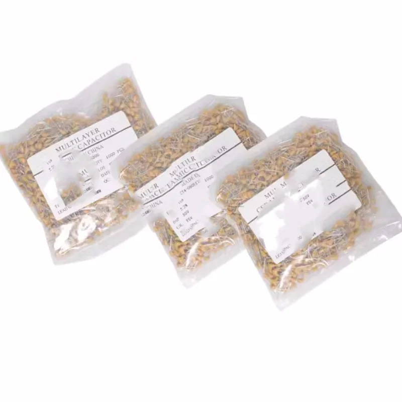 50pcs/lot 10P 15P 22P 30P 47P 100P 102 472 103 473 104 105 474 106 225 475 multi-layer ceramic capacitor