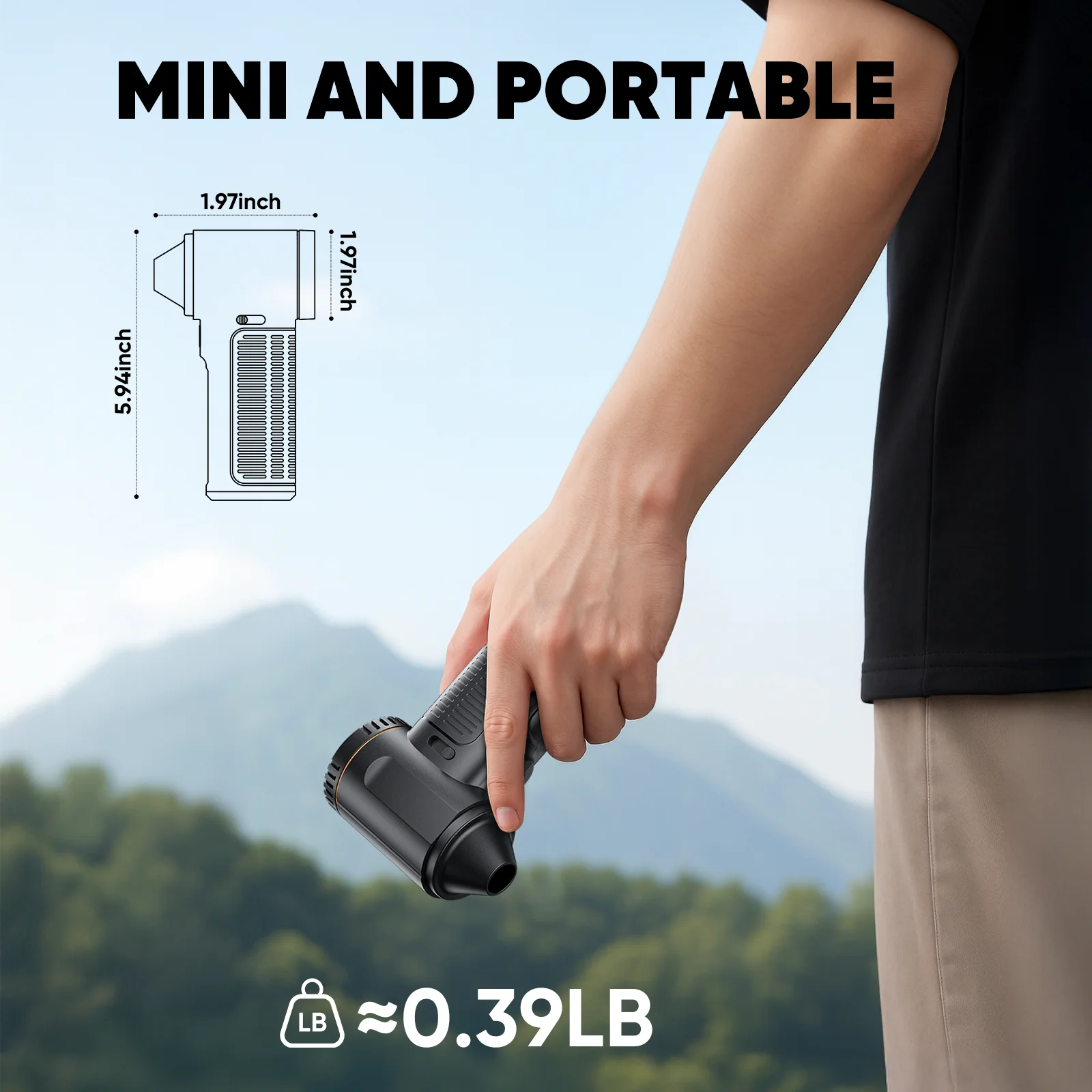 F11 توربو منفاخ نفاث 990000 دورة في الدقيقة عالية الطاقة منفاخ الهواء فرش السيارات توربو مروحة سرعة الرياح 65 متر/الثانية 8000 مللي أمبير منفاخ الهواء العنيف #3