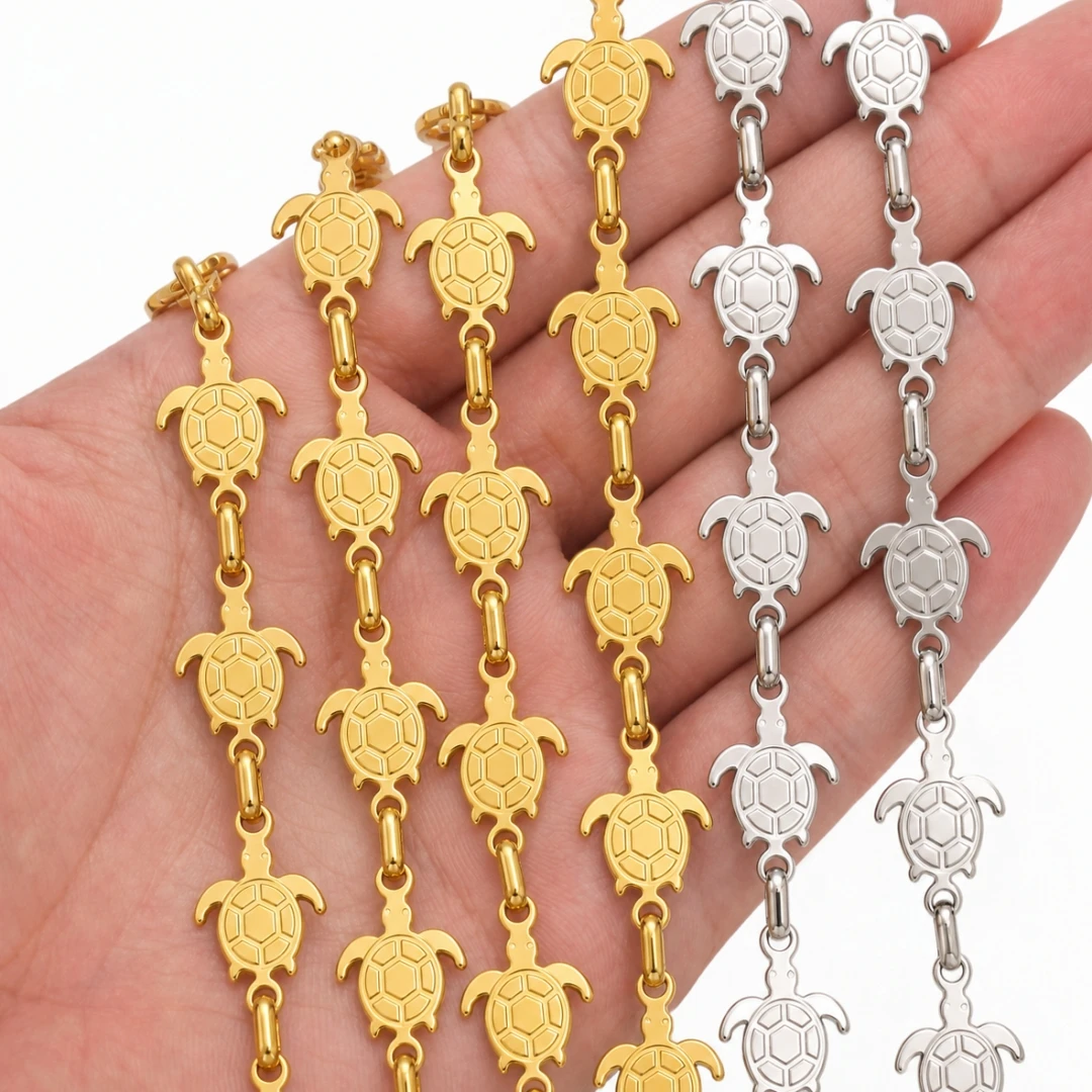 Women Accessories In Wholesale - 1 Metr Złoty Łańcuszek ze Stali
