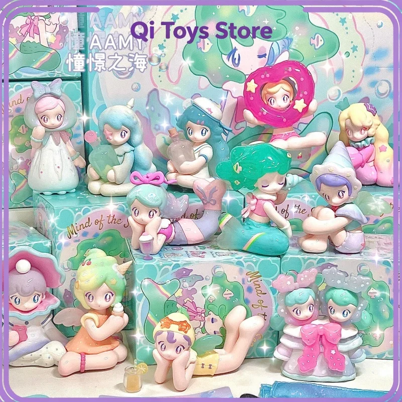 Aamy Mind Of The Sea Serie Blind Box Kawaii Aamy Figur Mystery Box Cartoon Raumdekoration Sammelmodell Mädchen Geburtstagsgeschenk