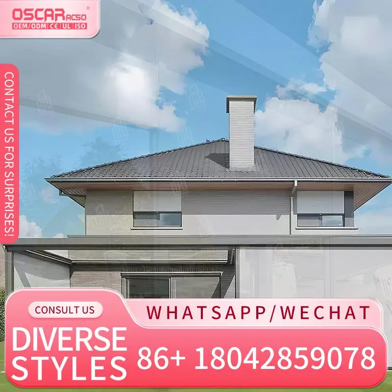 حار بيع يندبروف مقاوم للماء في الهواء الطلق الستائر الدوارة البريدي المسار شاشة فناء الستائر الآلية لحديقة شرفة شرفة المتداول B