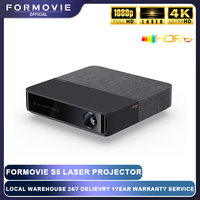 Formovie S5 Laser Projector FHD 1080P 1100ANSI Lumens Beamer Portable Mini For Home Smart Theater ALPD Bluetooth Outdoor Cinema