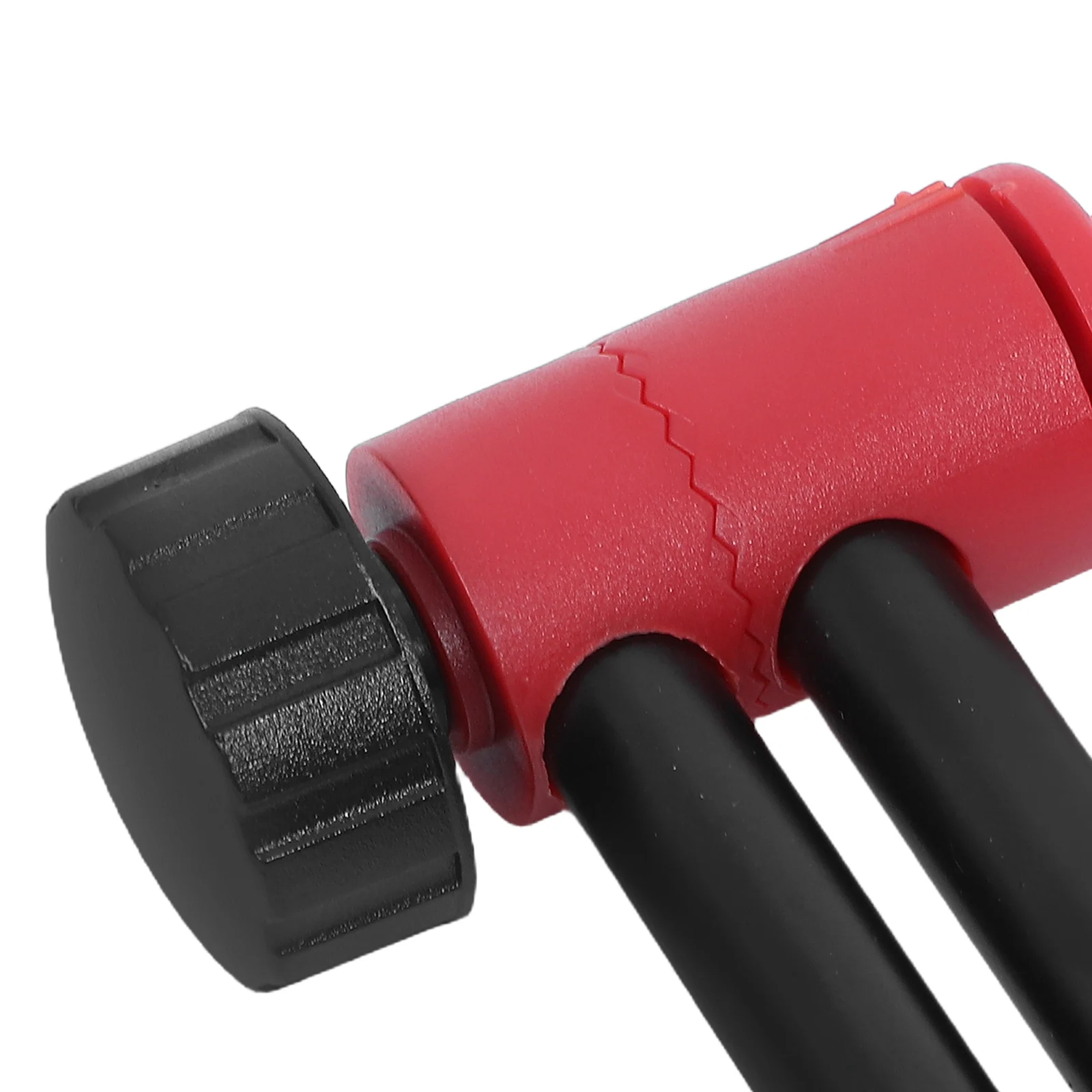 رف حامل الدراجة مصنوع من مادة حديدية متينة وقاعدة مطاطية غير قابلة للانزلاق سهلة التخزين وحمل خطاف بلاستيكي قابل للتعديل للدراجات الجبلية #3