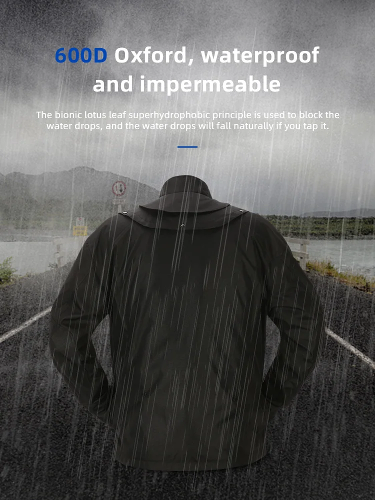 Customizable Auto Racing Moto Style Sportswear PU Windproof Jacket With Airbag Breathable Nylon Size XL Custom Logo On Back