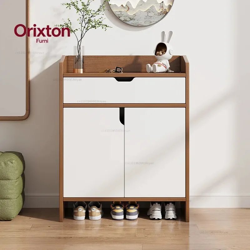 Multi-functional Shoe Cabinet Household Door Corridor Storage Locker Small Unit Entry Entrance Cabinet Dust-proof Shoe Rack