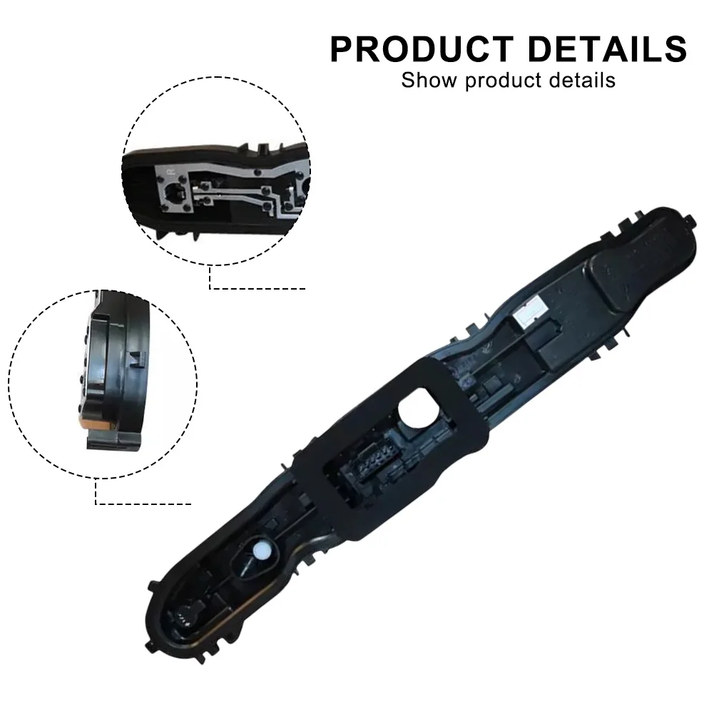 Support de feu arrière droit noir de remplacement pour automobile, matériau ABS, taille compacte, sans déformation, résistant à l'usure