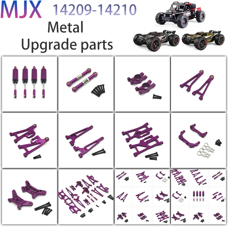 MJX-piezas De Repuesto Originales Hyper Go, 1/14 14210.14209, Kits Modificados, Drift RC Cars, Accesorios, Actualización Metal