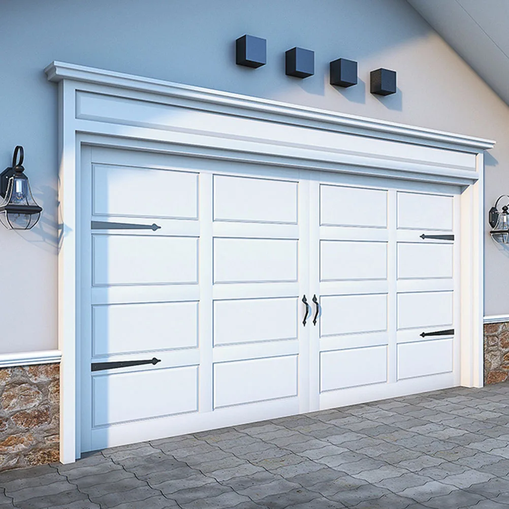 

1Set Heavy Duty Garage Door Handle Practical Door Hinges for Furniture Cabinet Long Lasting Carbon Steel Hinges