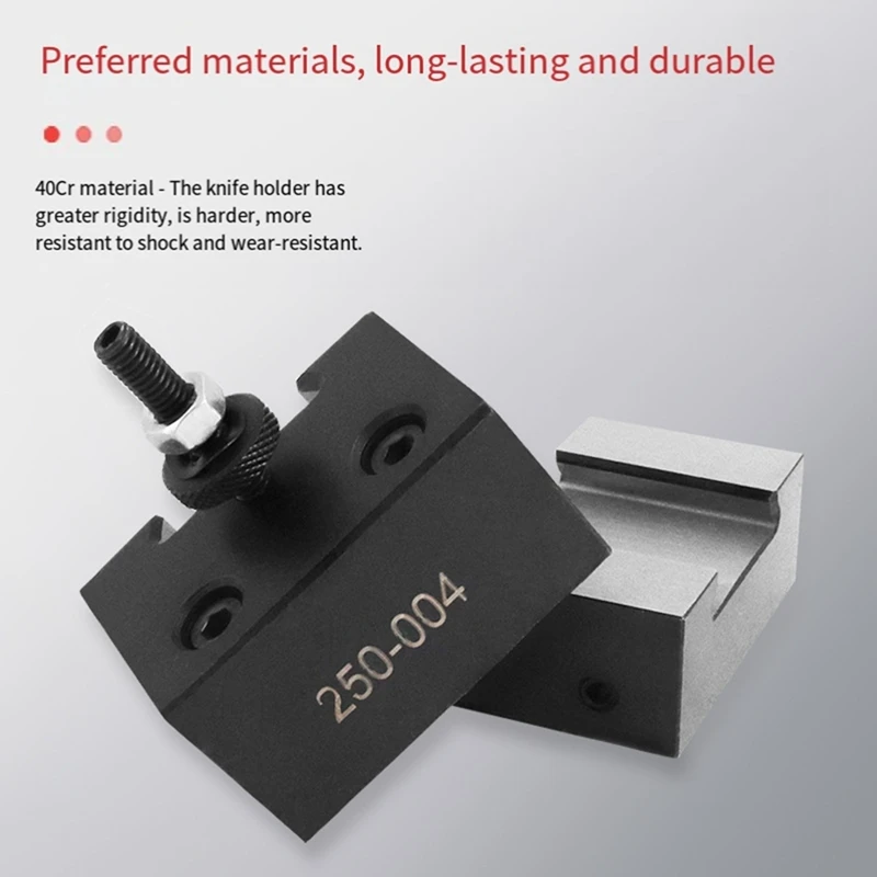 250-004 Boring Bar Holder for Wedge Type Tool Post for Mini Lathe , Quick Change Metal Lathe Tool Post for Turning Tools-AC17