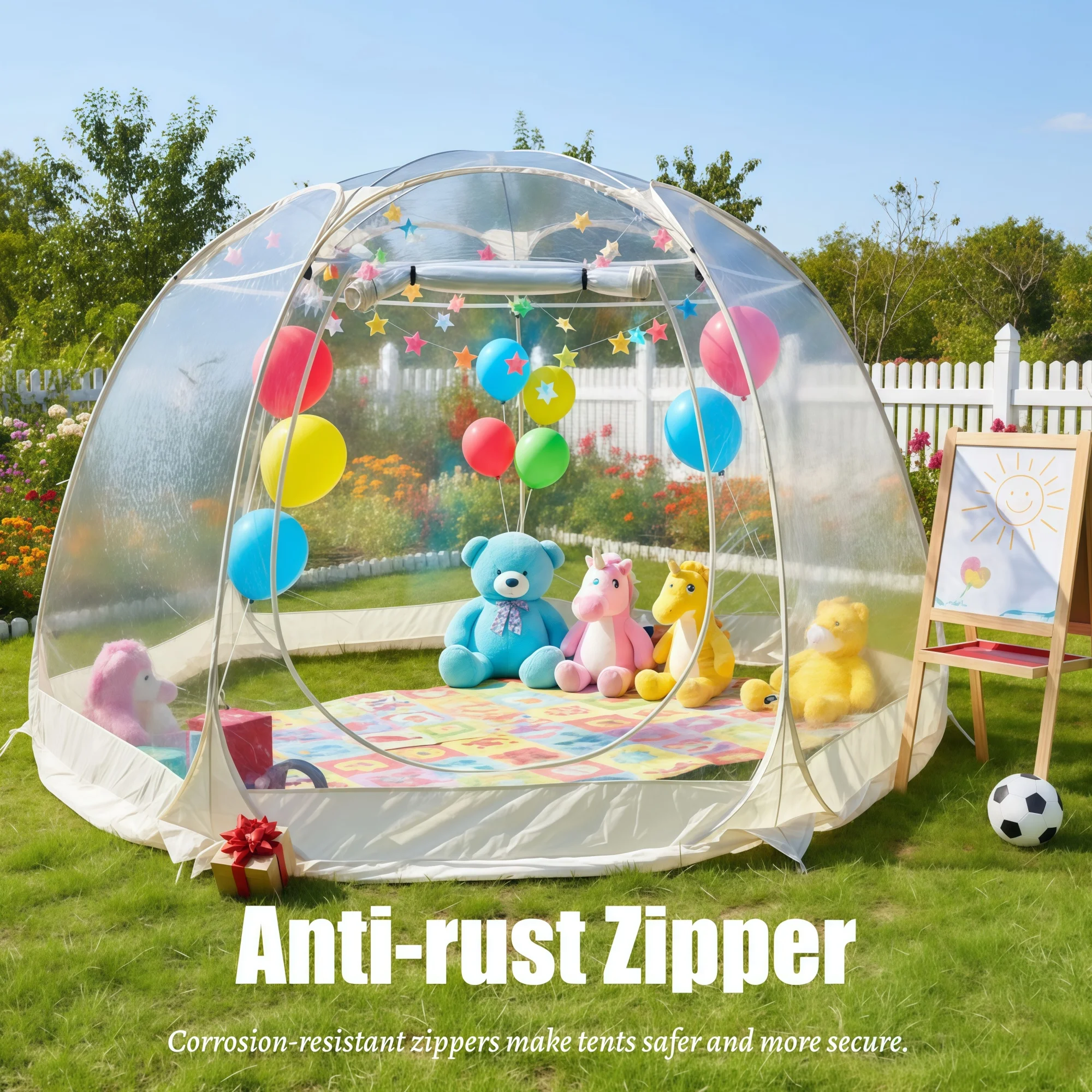 Transparent Bubble Tent Pop Up Clear PVC Tent Kids Birthday Party Children Play Outdoor Shelter