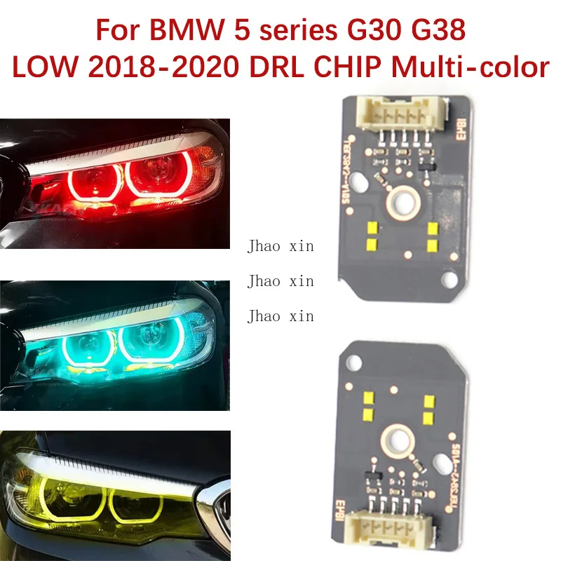 

Ballast Car Headlight DRL Chip For BMW 5 Series G30 G38 LOW 2018-2020 Multi-color Chip Angel Eye Light Guide Tube 63117214934