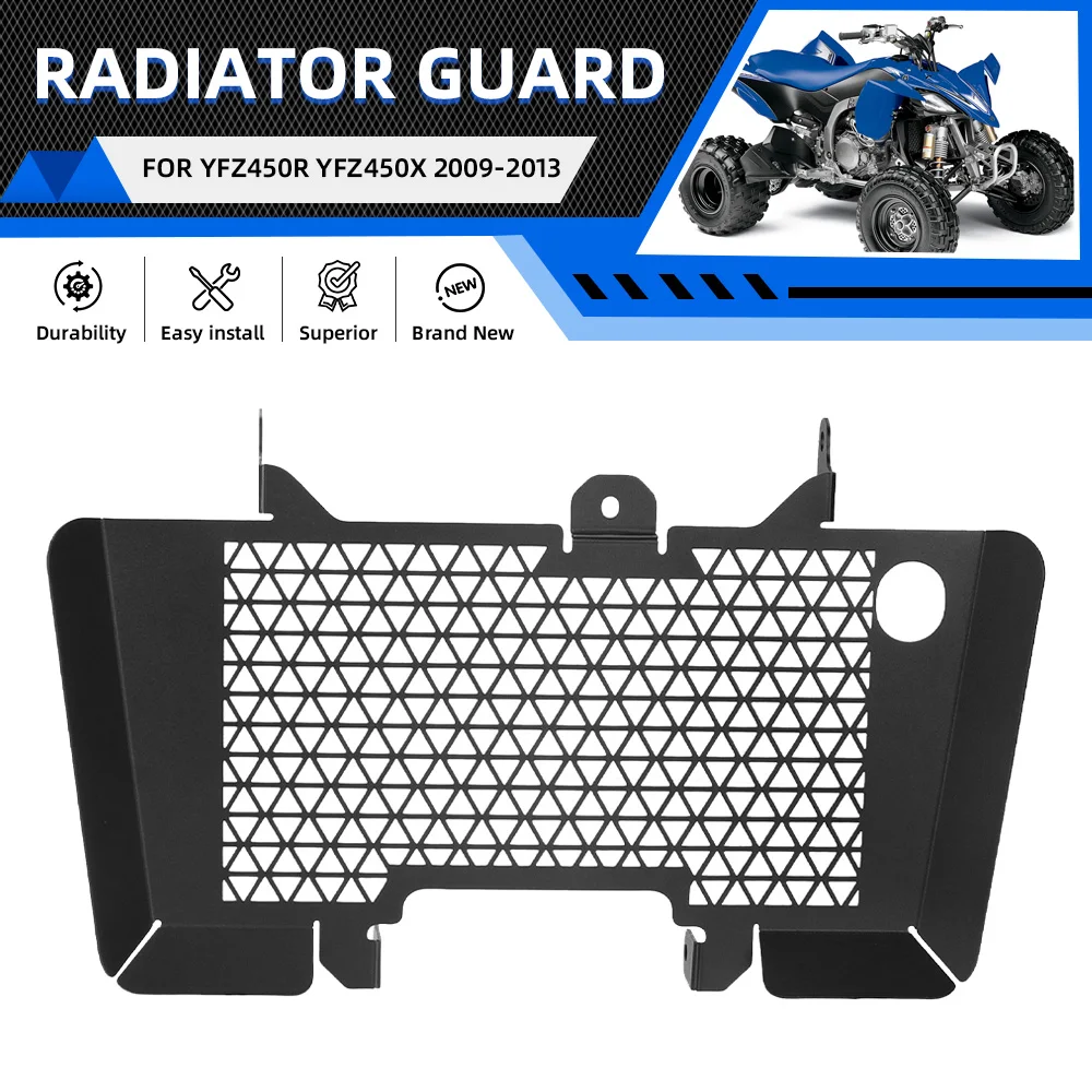 

For Yamaha YFZ450R YFZ450X YFZ 450X 450R 2009 2011 2012 2013 Motorcycle Radiator Guard Protector Grille Cover Oil Cooler Guard