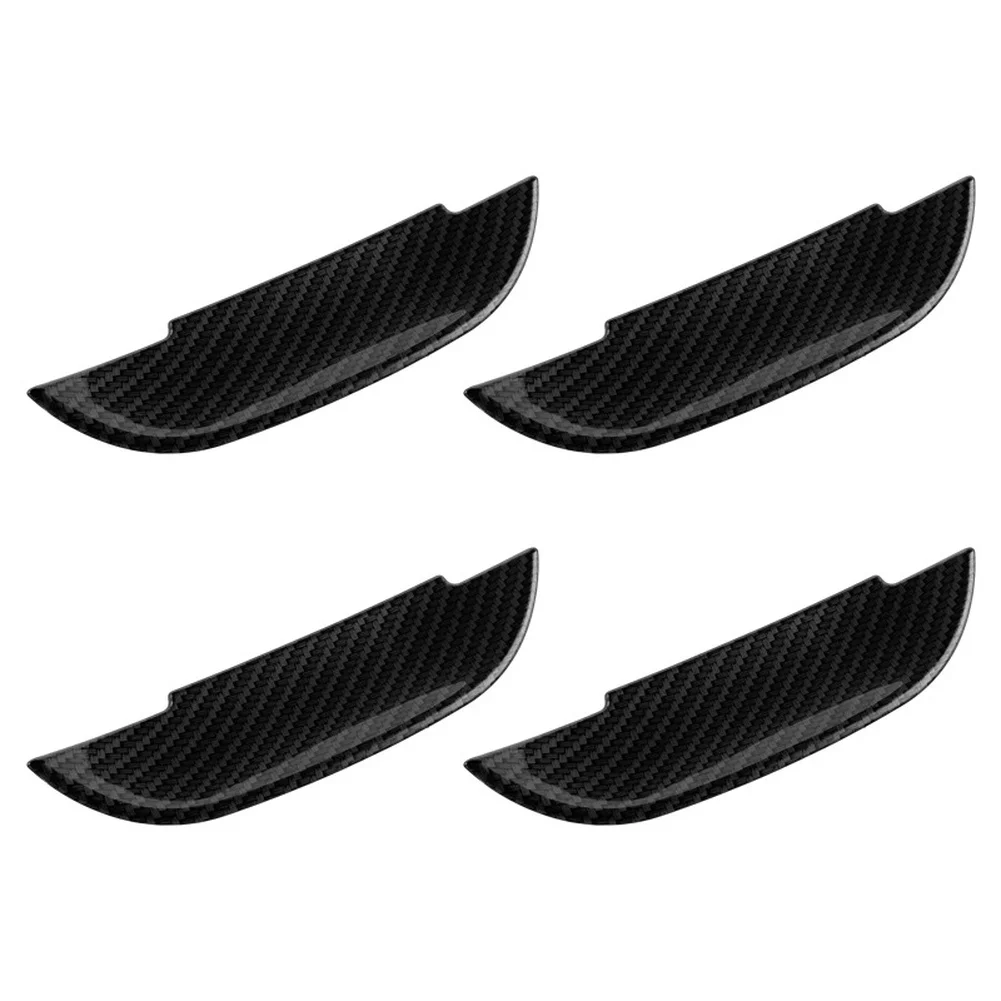 Lightweight ABS Carbon Fiber Door Handle Trim for For DODGE For CHALLENGER 2015 2022 with Secure On Backing and Smooth Fit