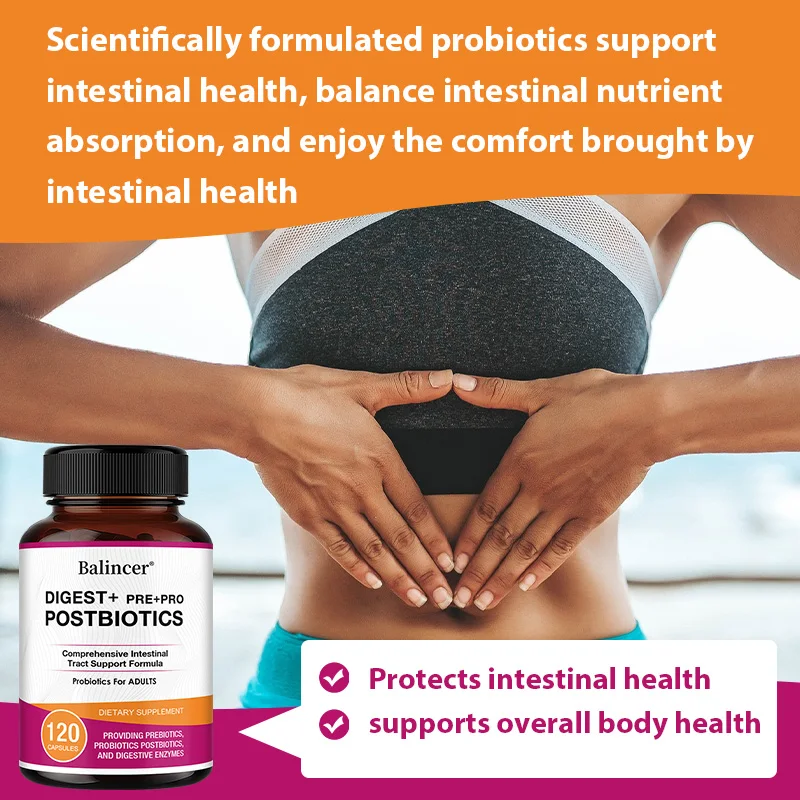 مكمل غذائي Digest + Pre + Probiotics، دعم المسار المعوي الشامل، دعم الجهاز المناعي #3
