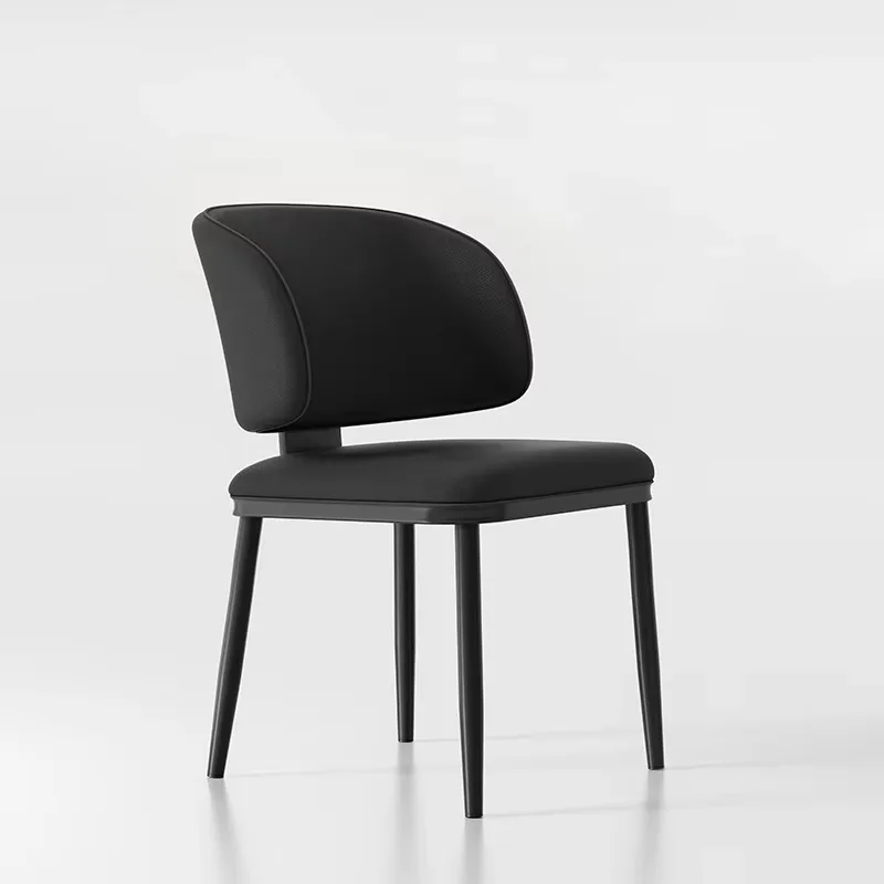 كرسي طعام حديث للمطاعم مصنوع من المعدن بتصميم بسيط لصالون المكتب وتناول الطعام، أثاث منزلي مريح من Krzesla Do Jadalni #5