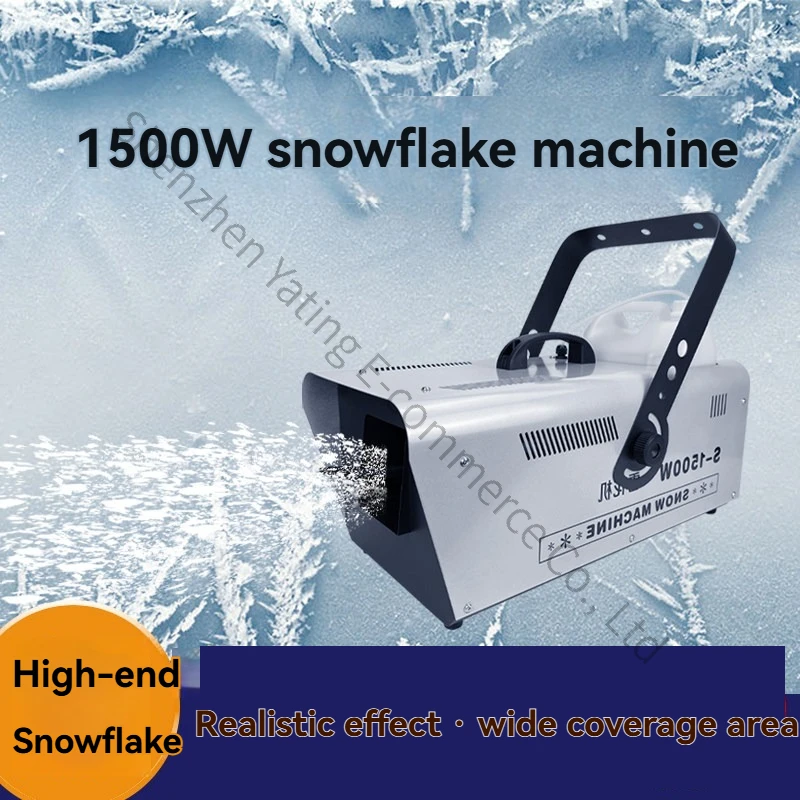 1500W Snowflake Machine Simulation Artificial Snow Outdoor Snow Sprayer Stage Christmas Large-scale Snow Machine Wedding