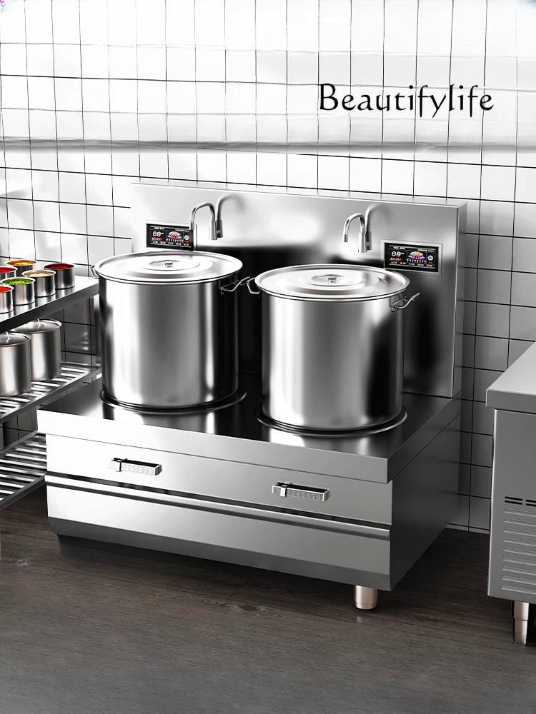 

Commercial induction cooker flat 8000W high power 15kw electromagnetic cooker bantam soup stove