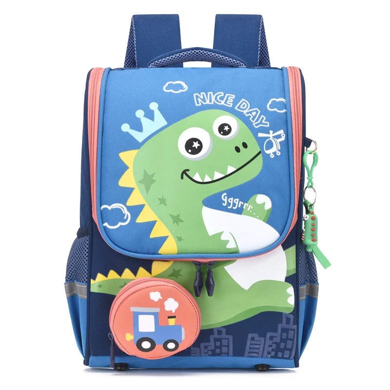 New Kids Cartoon Backpacks for Boys Primary Waterproof School Backpacks Girls Boys Cute Dinosaur First Class School Bags