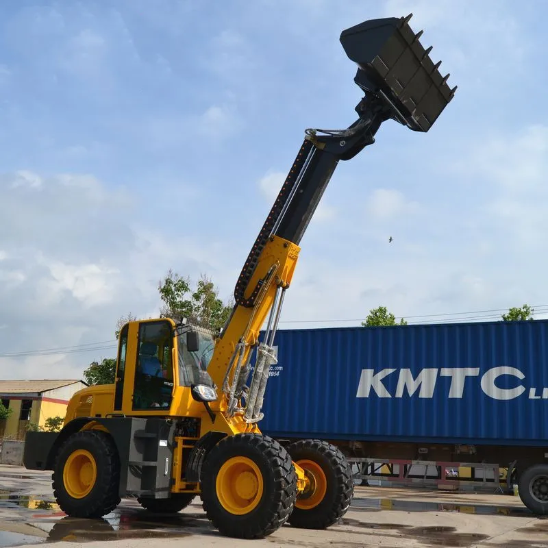 Telescopic Boom Loader Wheeled Multifunctional Construction Machinery Forklift TL2500 Telescopic Boom Crane Forklift Loader