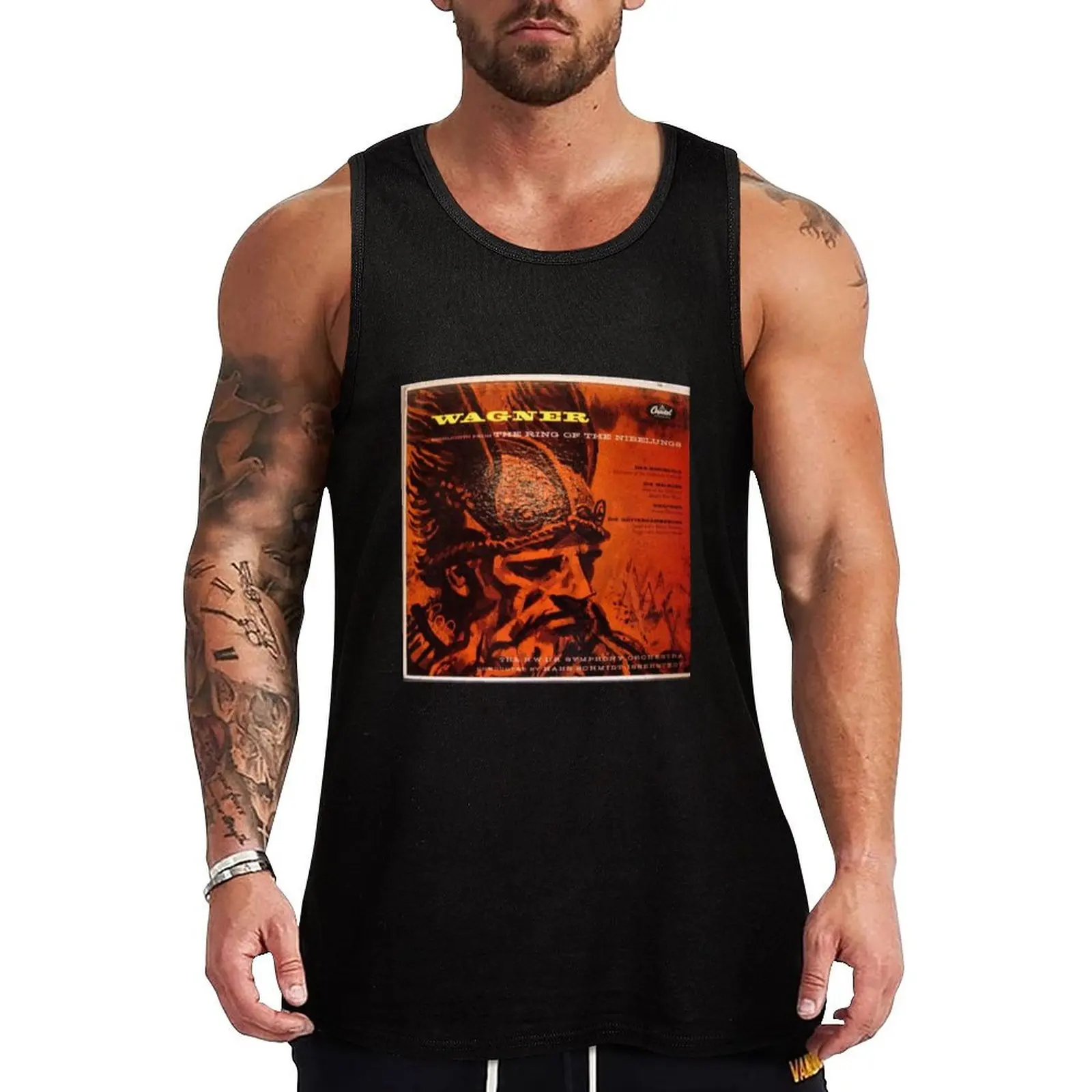 Richard Wagner The Ring of the Nibelung Tank Top Body man sleeveless gym shirt man fitness