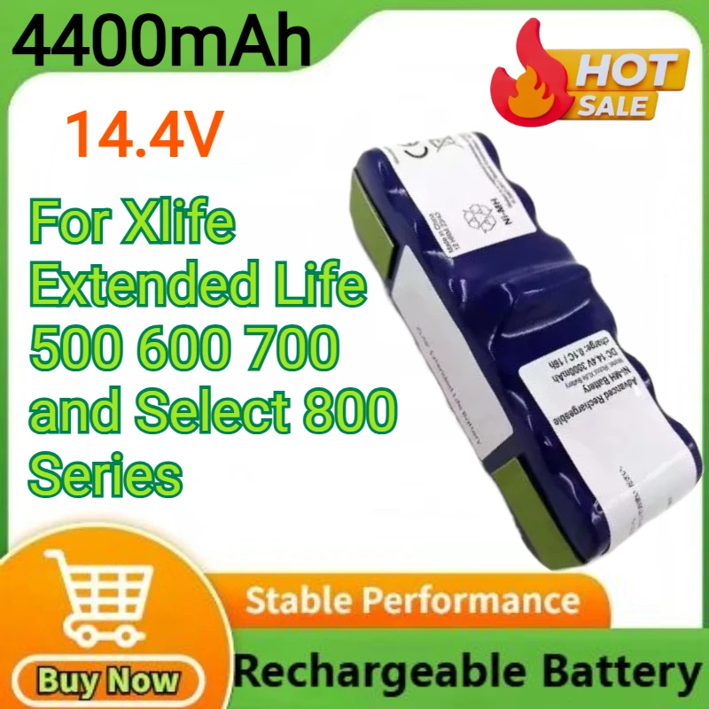 

4400mAh for IRobot Roomba Battery for Xlife Extended Life 500 600 700 800 529 620 650 770 780 860 870 880 Robots NI-Mh Battery