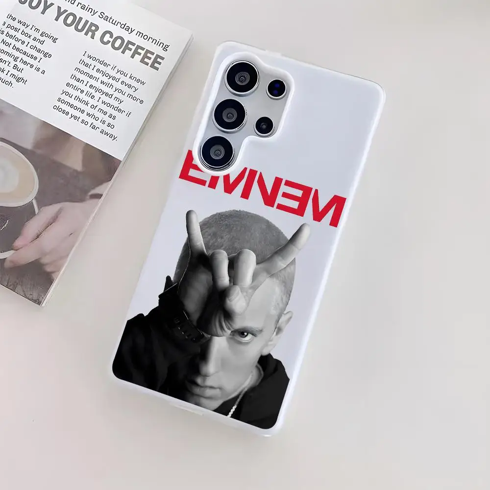 Singer rapper E-Eminem Phone Case For Samsung Galaxy S25 S24 S22 S23 Ultra S21 S20 Plus Frosted Jelly Shockproof Soft Cover