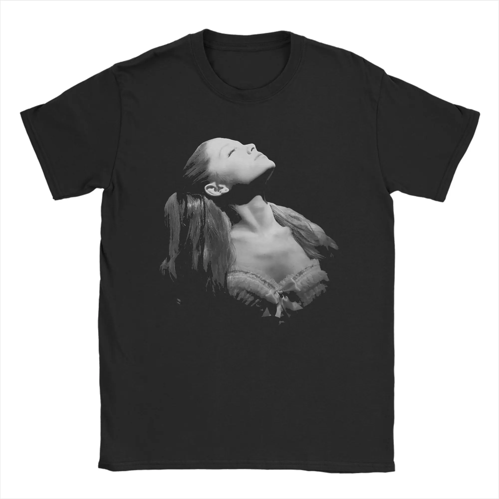 Men's Ariana Grande Yours Truly T Shirt  Pure Cotton Tops Humorous Short Sleeve Round Neck Tee Shirt 4XL 5XL 6XL T-Shirts
