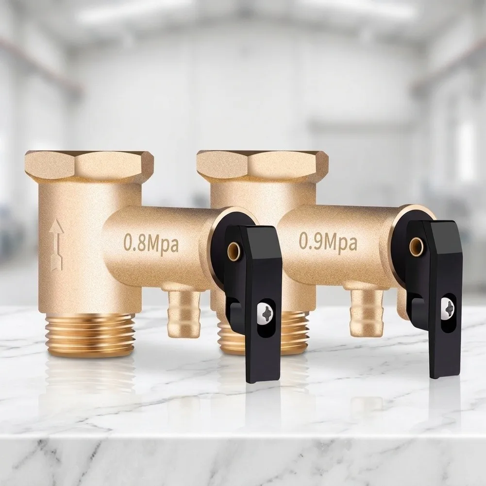 Pressure Relief Valve Compatible with For Midea For Haier For Smith Electric Water Heaters 0.6MPa 0.7MPa 0.75MPa 0.8MPa