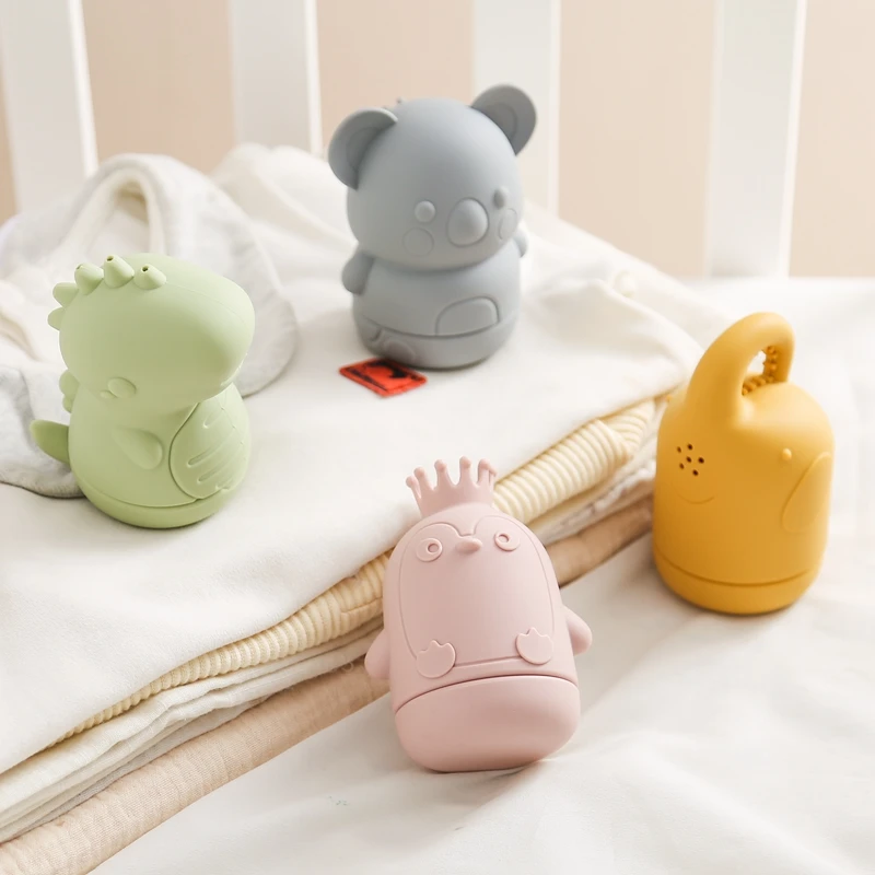 Baby Bath Toys Animal Cute Cartoon Toddler Water Toys Swim Bathroom Baby Silicone Sprinkler Bathtub Animal Toys Infant Kids Boys