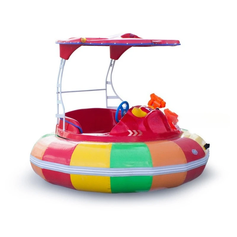 

Water Park Laser Bumper Boat, Cartoon Children's Play Boat, Parent-child Double Electric
