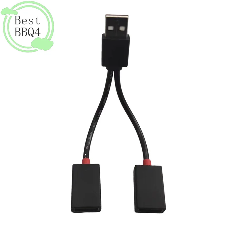 BBQ4 1 In 2 Out USB HUB Car USB Splitter Cable Multifunction Adapter Cord Charging Cable For Android Smart Phone