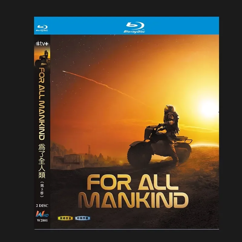 

Blu-ray BD Disc High Definition American Drama For All Mankind Season 5 2026 2 Discs with Chinese Subtitles