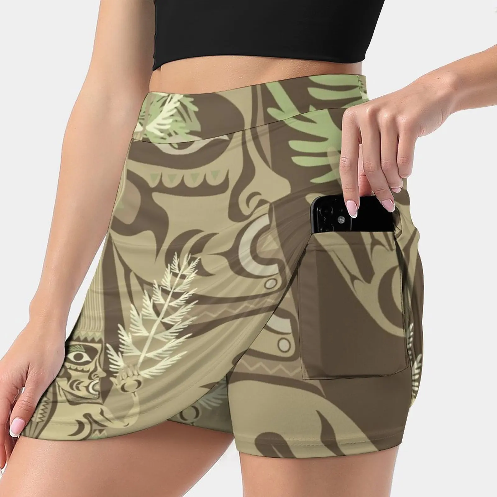 

Cedar Woman Women's skirt Aesthetic skirts New Fashion Short Skirts Coast Salish Cedar Forest Native Haida First Nations Sooke