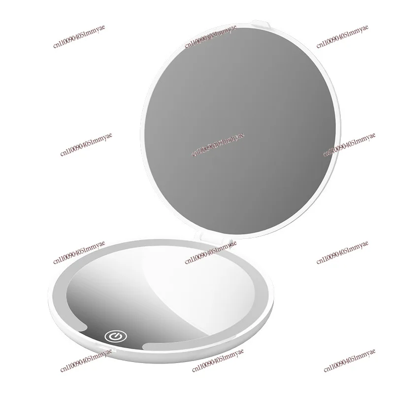 

Bestseller LED Makeup Mirror Portable Folding Flip Mirror Portable Makeup Charging Travel Mini