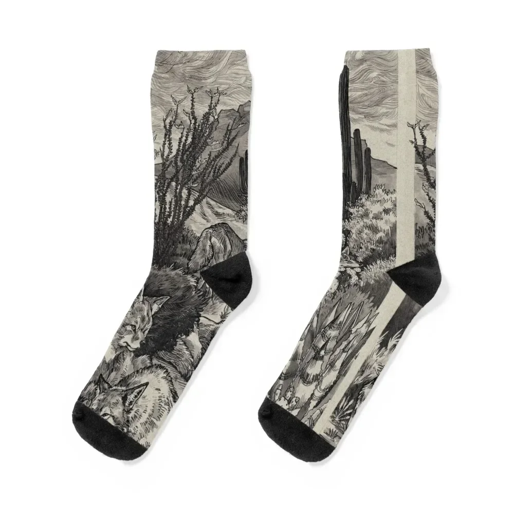 

Desert Coyotes Socks summer designer cute Socks For Girls Men's