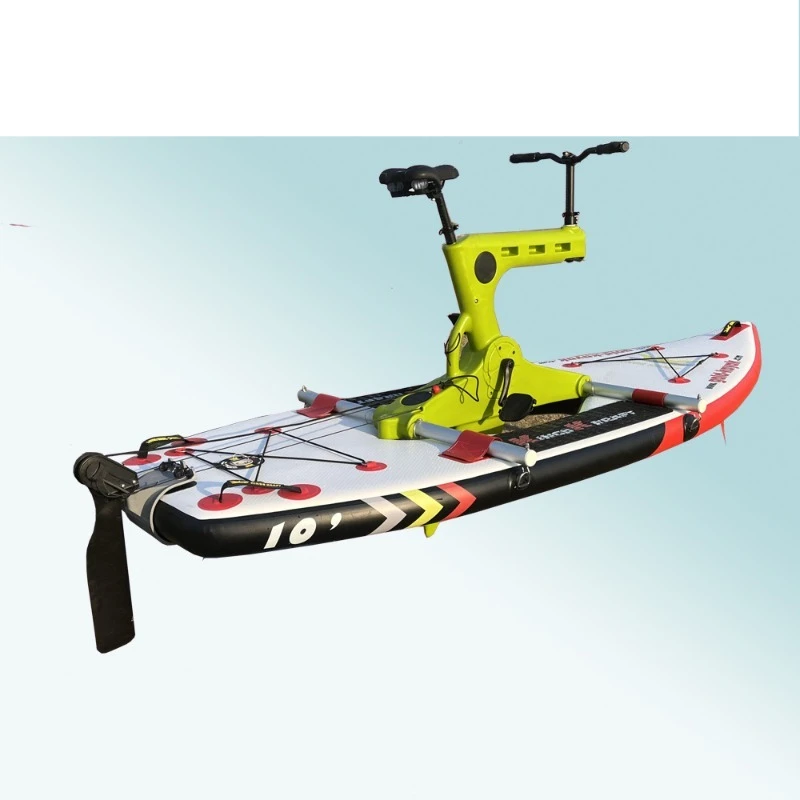 

Water bicycle, human power system, single bicycle without power supply, double self-propelled