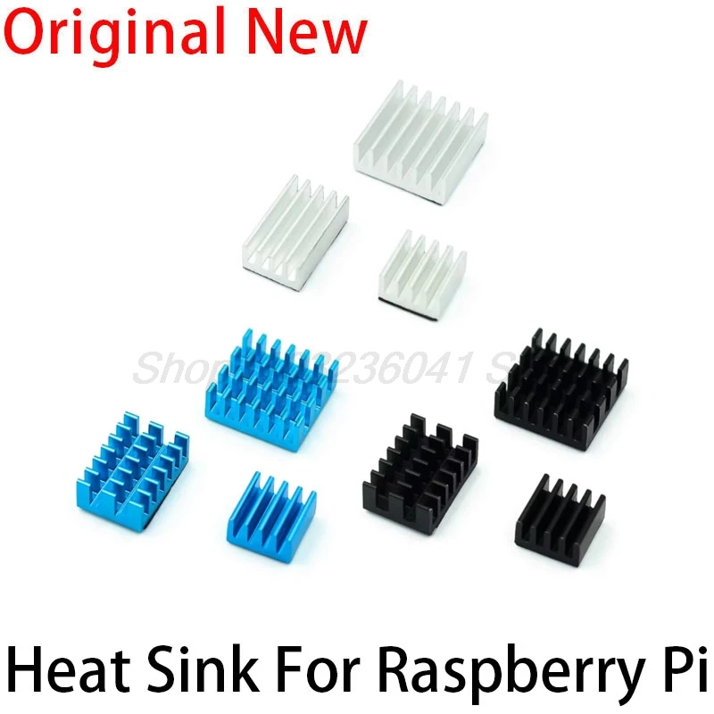 For Raspberry Pi 4 Heat Sink 3pcs Raspberry Pi 4B Aluminum Heatsink Radiator Cooling Kit Cooler for Raspberry Pi 4 Model B