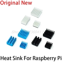 5pair For Raspberry Pi 4 Heat Sink 3pcs Raspberry Pi 4B Aluminum Heatsink Radiator Cooling Kit Cooler for Raspberry Pi 4 Model B