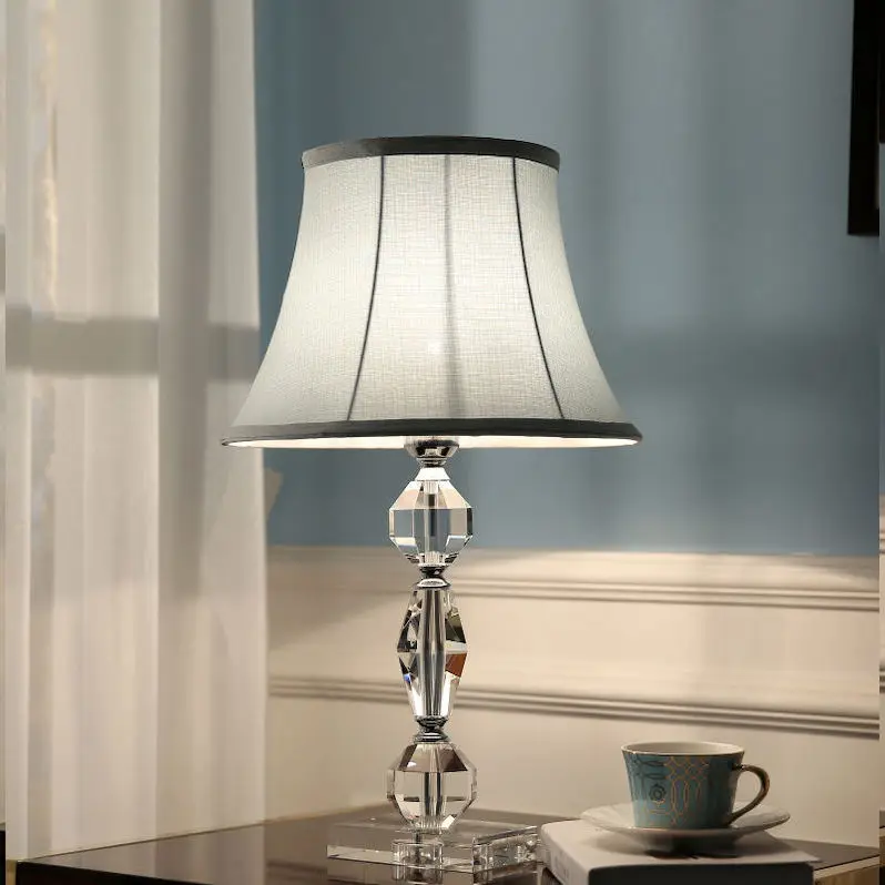 

Crystal Table Lamp Simple Bedroom Bedside Lamp Living Room Table Lamp