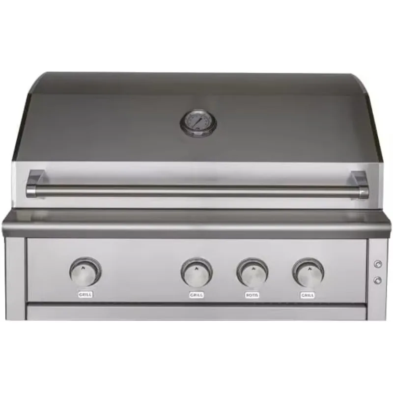 High-quality Premium Luxury Built-in 304 Stainless Steel 3-Burner Electronic Pulse Ignition Outdoor Kitchen BBQ Grill for Home
