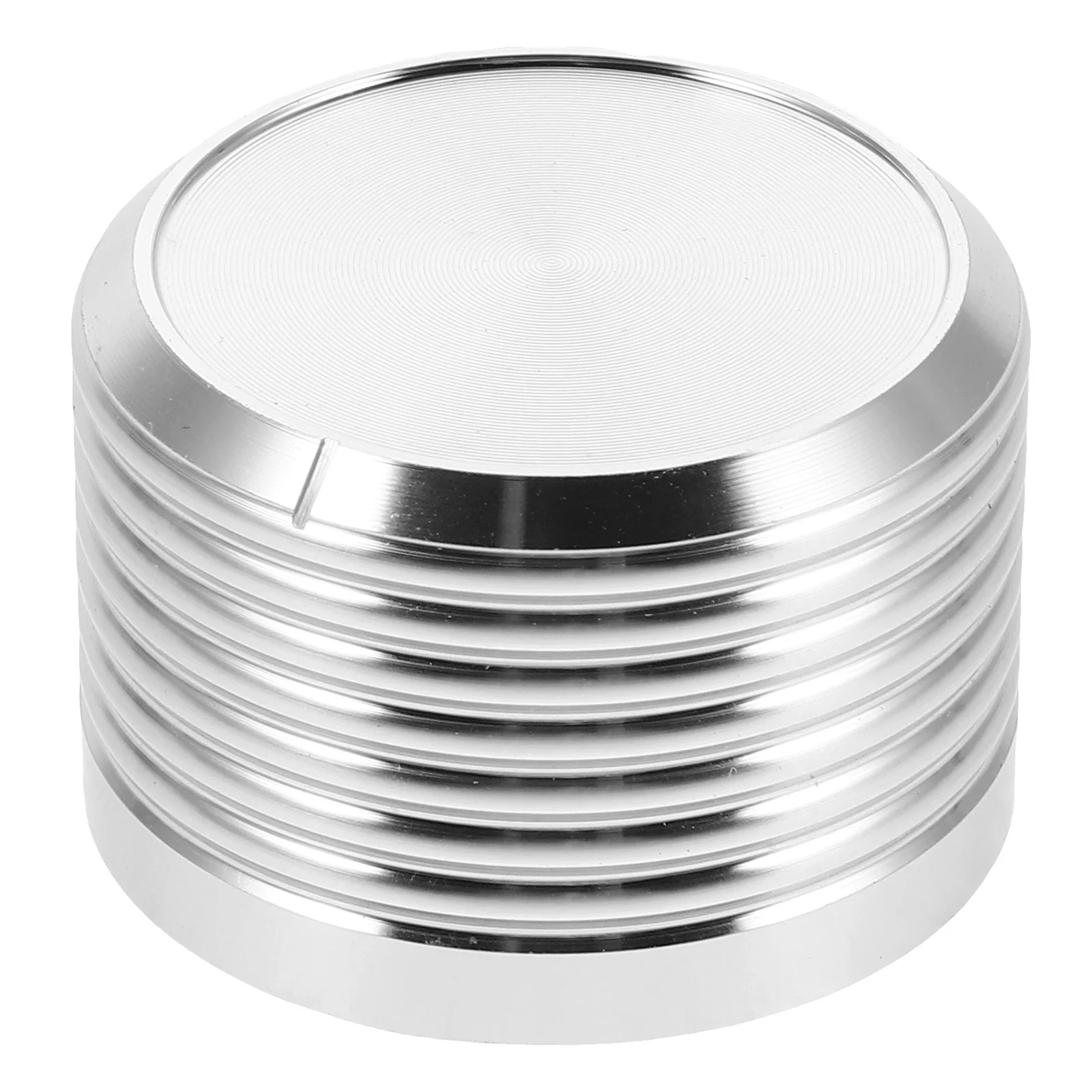 

Metal Volume Control Knob Spiral Texture Comfortable Grip for Electric Guitars Bass Amplifiers Audio Systems Precision Tone