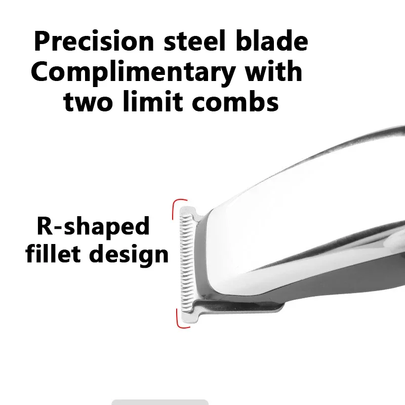 Kemei KM-666C مقص الشعر الصغير المهنية اللحية الشعر المتقلب القاطع قابلة للشحن الكهربائية آلة قطع الشعر مزيل الشعر
