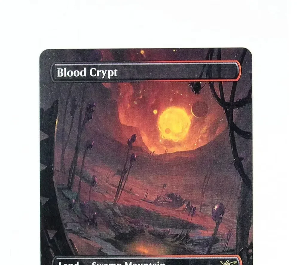 Unfinity (UNF) لعبة Proxys السحرية باللون الأسود عالي الجودة أوراق اللعب الوكيل شفرة الدم ، لوحة تجميع البخار أرواق تداول الألعاب Pr #2