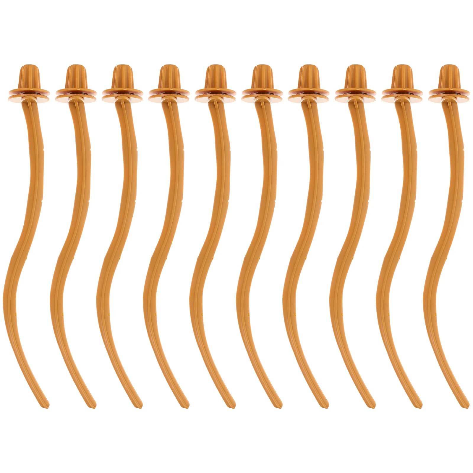 

10Pcs Bird Stand Perch Premium Plastic Parrot Standing Rack Cage Pole for Safe Climbing Resting Foot Exercise Cockatiels