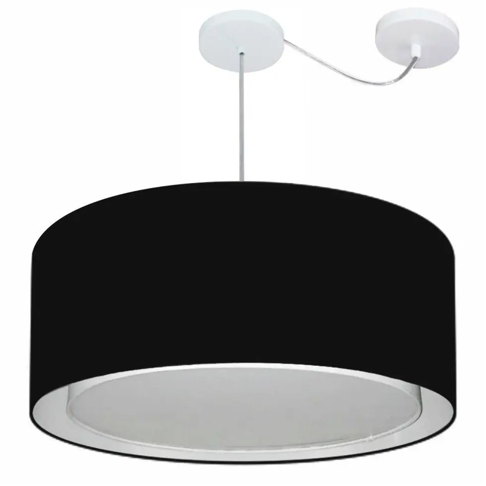 60x30cm Black Tissue Dome Md-4318 Diversion Cylinder Pendant Chandelier