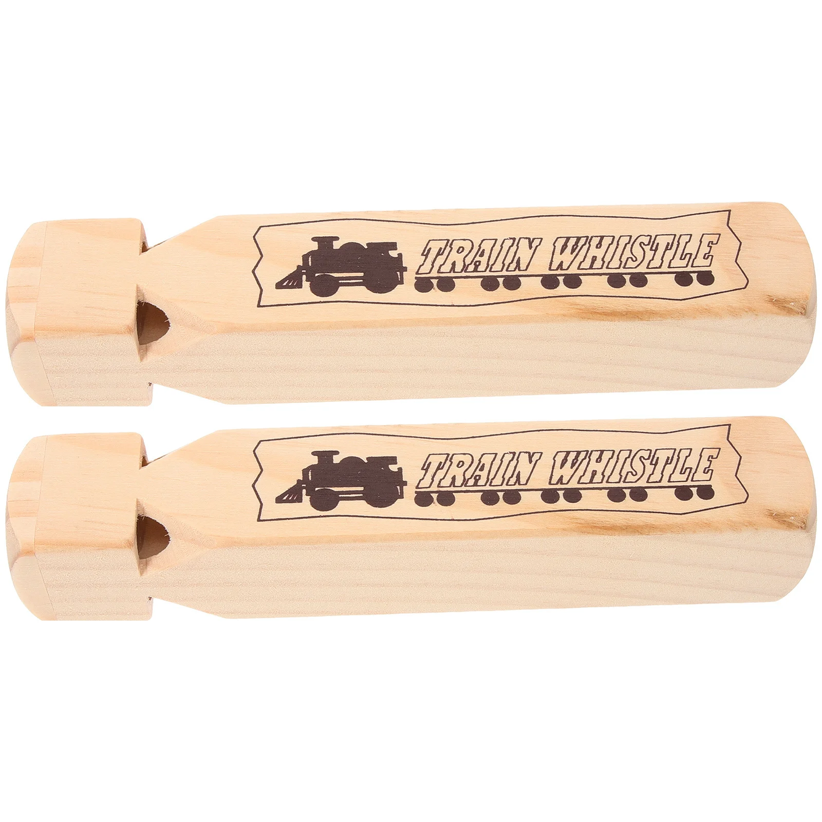 

2Pcs Wood Whistle Cartoon Train Pattern Creative Kids Whistle Musical Instrument Birthday Christmas Gift Baby Wind Instruments