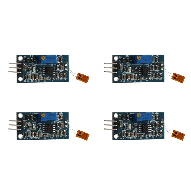 AA81-4X Strain Gauge Bending Detection Test Sensor Module Weigh Amplifier Voltage Output Blue