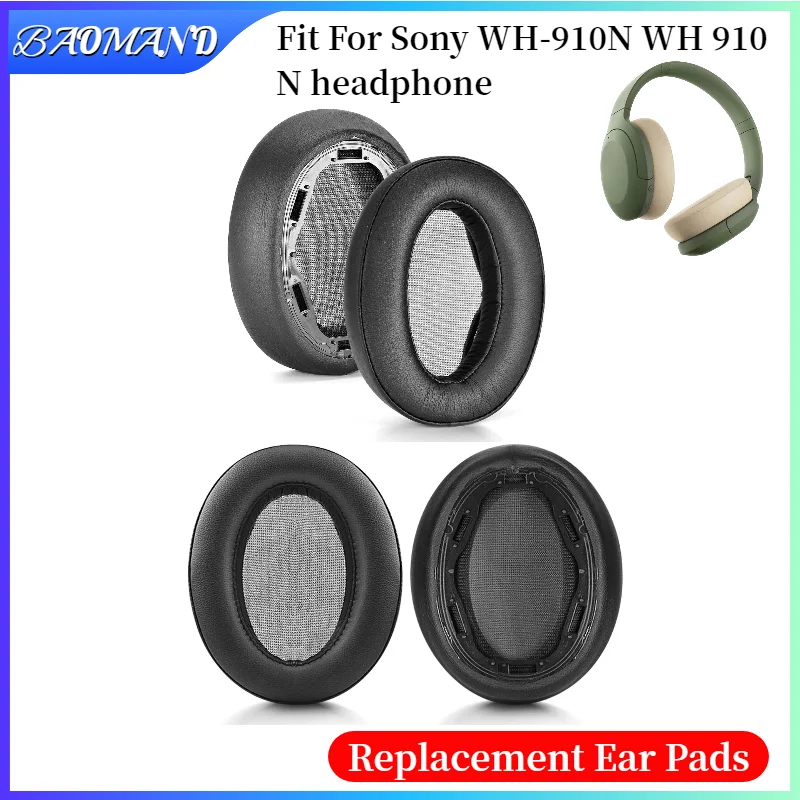 

Replacement Ear Pads Cushions for Sony WH-910N WH 910 N Headphone Soft Memory Foam Pads/Earpads