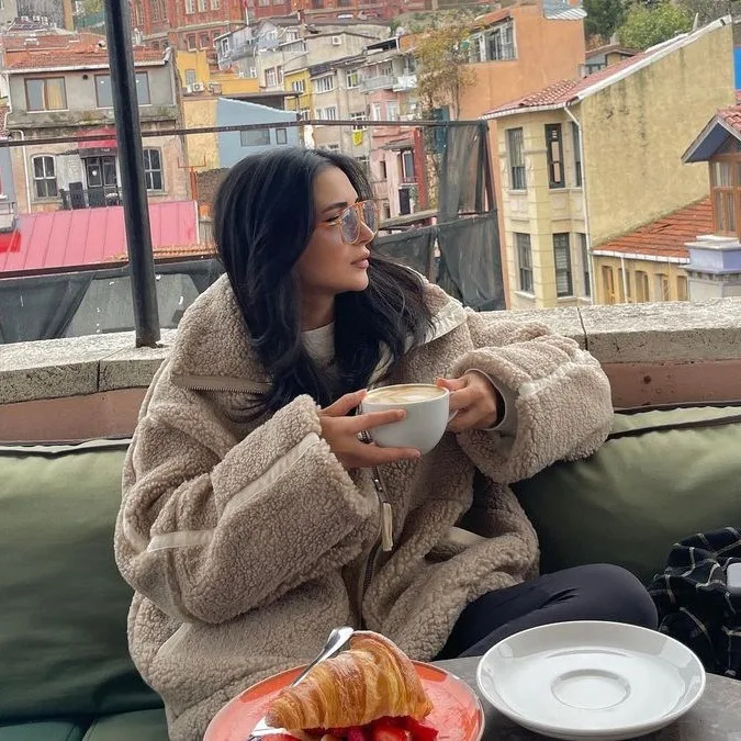 Autumn and winter new fashion loose anti-cashmere personality casual outdoor zipper coat