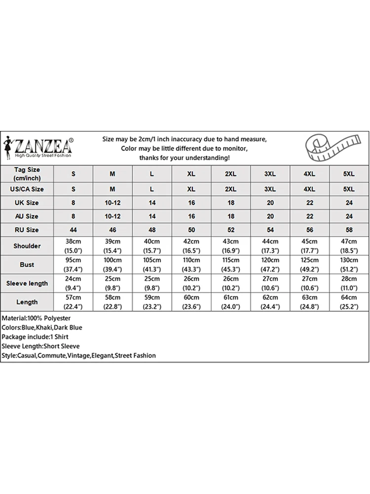 ZANZEA Women Shirts Fashion Short Sleeve Casual Solid Blouse 2025 Summer Lapel Buttons Elegant Office Lady Blusas Streetwear Top